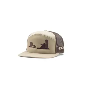 Turkey Hunt Scene Embroidered Hat