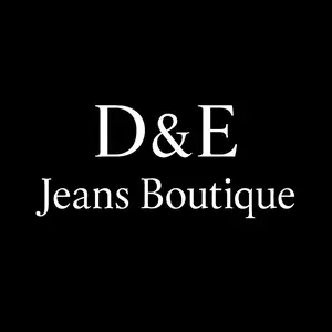 D&E Jeans Boutique shop logo