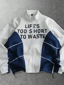 Men's Casual Waterproof Jacket, Lightweight Breathable Outdoor Gear, Durable Design for Hiking & Camping, All-Season Wear