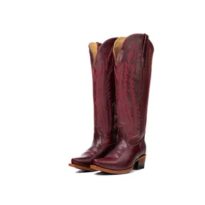 Presley Tall Wide Calf Snip Toe Cowgirl Boot