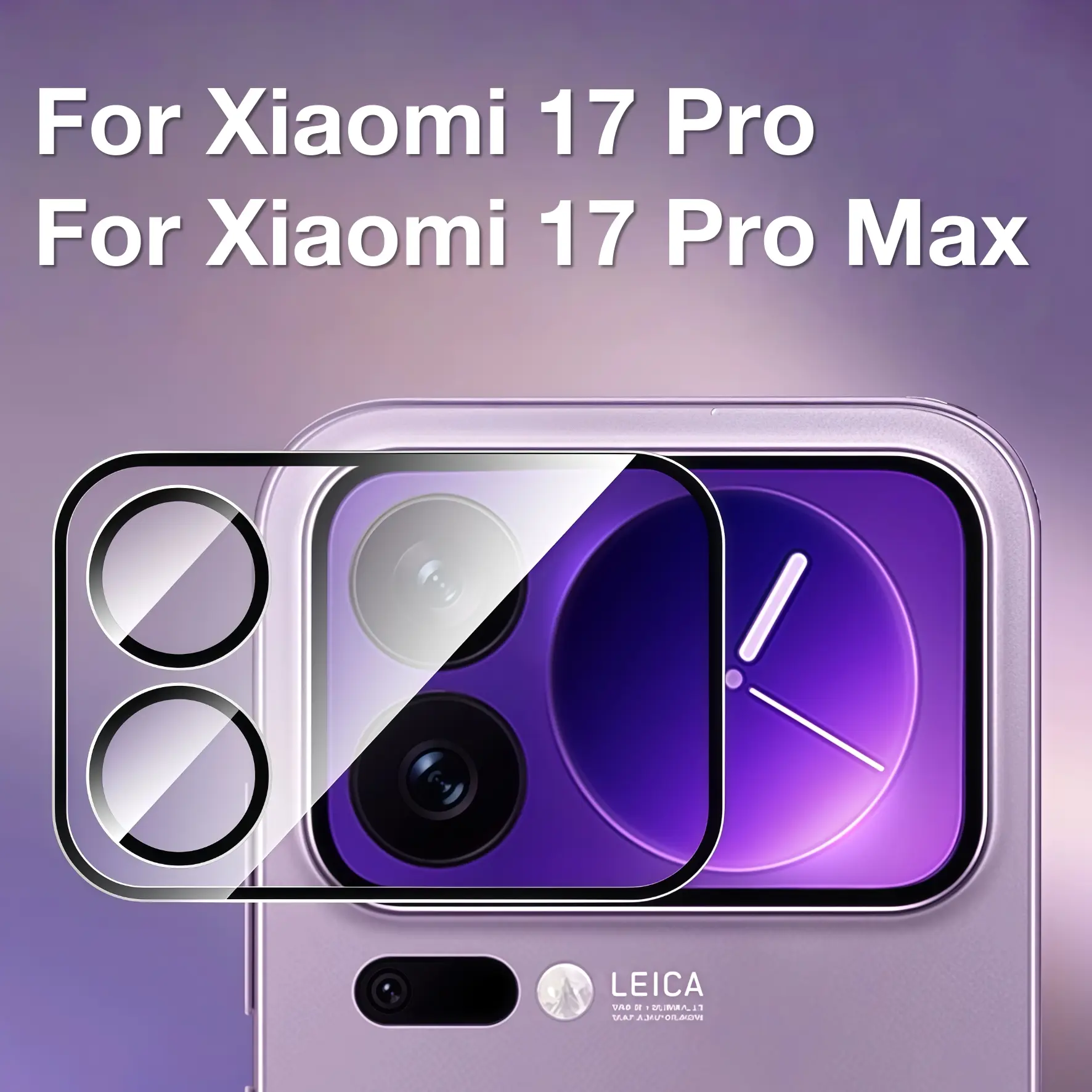 For Xiaomi 17 Pro Max/17 Pro Anti-Shatter Full Cover Protective Tempered Glass Cellphone Smartphone Protector, Camera Lens & Back Screen Protection, Durable Phone Accessory