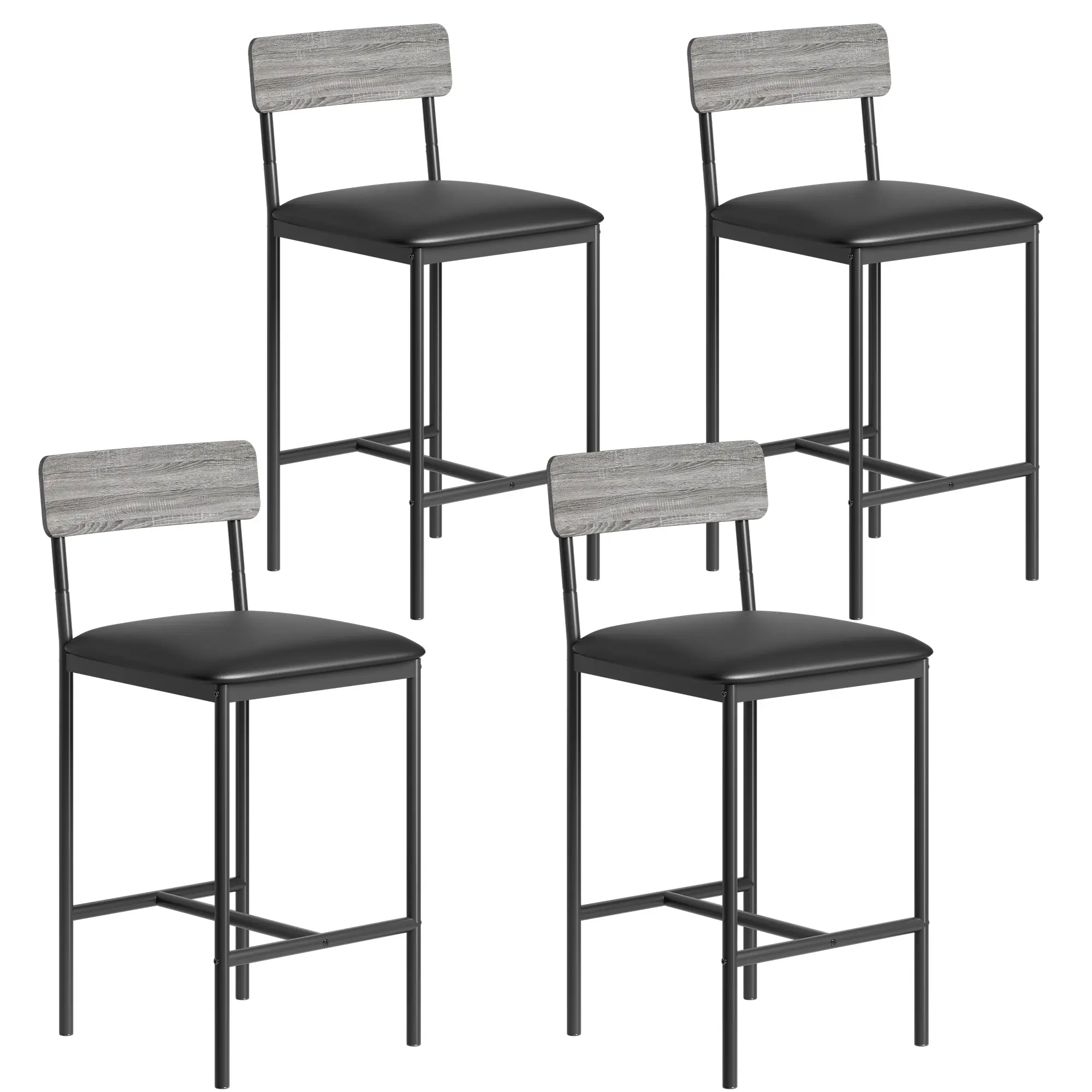 Four-piece bar chair