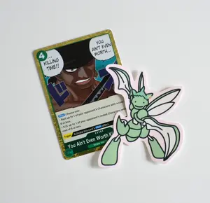 One Piece x Ditto Pokemon Vinyl Sticker - Zoro Ditto Scyther Sticker