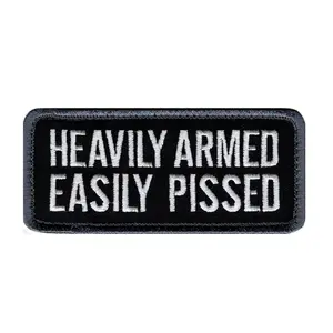 Miltacusa Heavily Armed Easily Pissed 2nd Patch (4.0 X 2.0 -Hook Fastener-HA3)