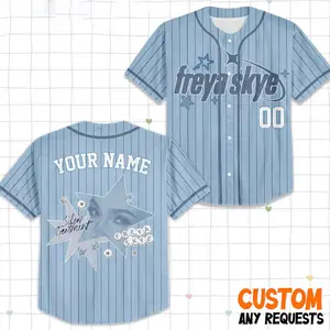 Freya Skye Silent Treatment Baseball Jersey, Custom Stars Align Tour 2026 Festival Jersey for Adult, #baseball #tiktokshop #fashion #FreyaSkye