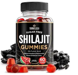 Shilajit Gummies Pure Himalayan Shilajit Supplement with Fulic Acid- Natural Energy, Immunity & Vitality Support- Maximum Strength Mineral Complex for Men & Women (60)
