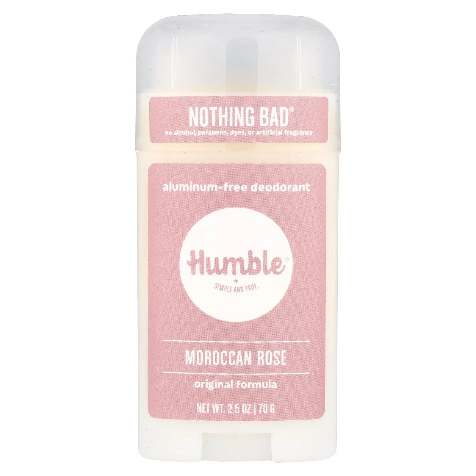 Humble Brands Aluminum-Free Deodorant, Moroccan Rose, 2.5 oz (70 g) Humble Brands Aluminum-Free Deodorant, Moroccan Rose, 2.5 oz (70 g)