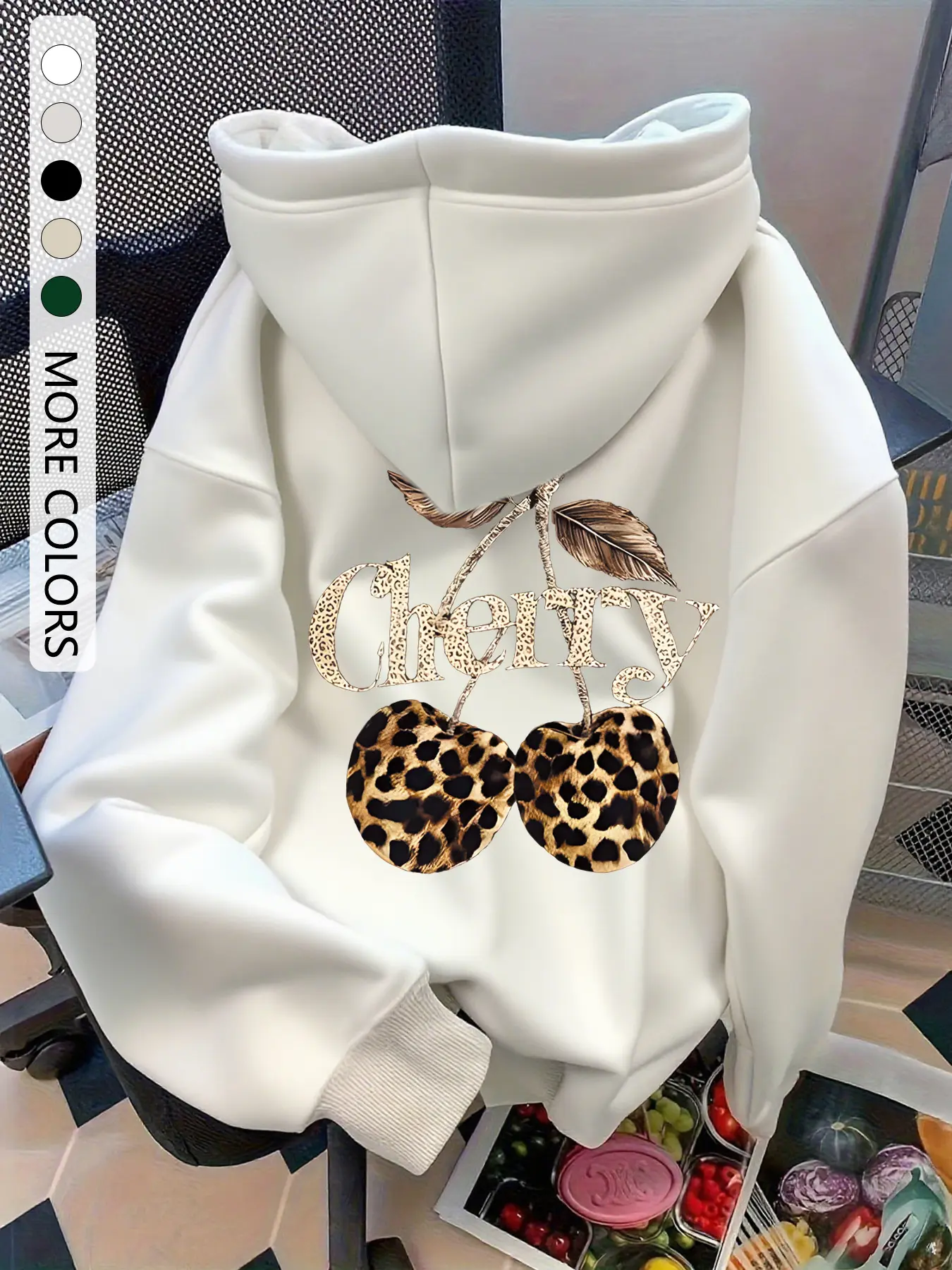 Y-3 HOODED LEOPARD HOODIE 豹 L ホワイト 完売品 leopard hoodies - TikTok Shop