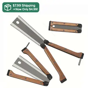 Folding Saw –& SK5 Steel Pocket Garden Saw –& Japanese Saw –& Flush Cut Trim Saw For Woodworking –& Hand Tools –& Heavy Duty Blade –& Cutting Handle –& Hardware –& Metal