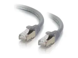 C2G 00651 Cat6a Cable - Snagless Shielded Ethernet Network Patch Cable, Gray (20 Feet, 6.09 Meters)