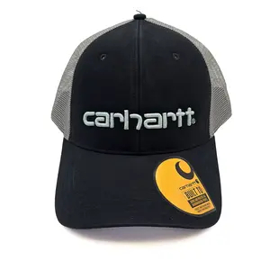 Carhartt Dunmore Logo Cap One Size Classic Mesh-Back Workwear Style Iconic Embroidered Logo Breathable Mesh Back Adjustable Snapback Closure