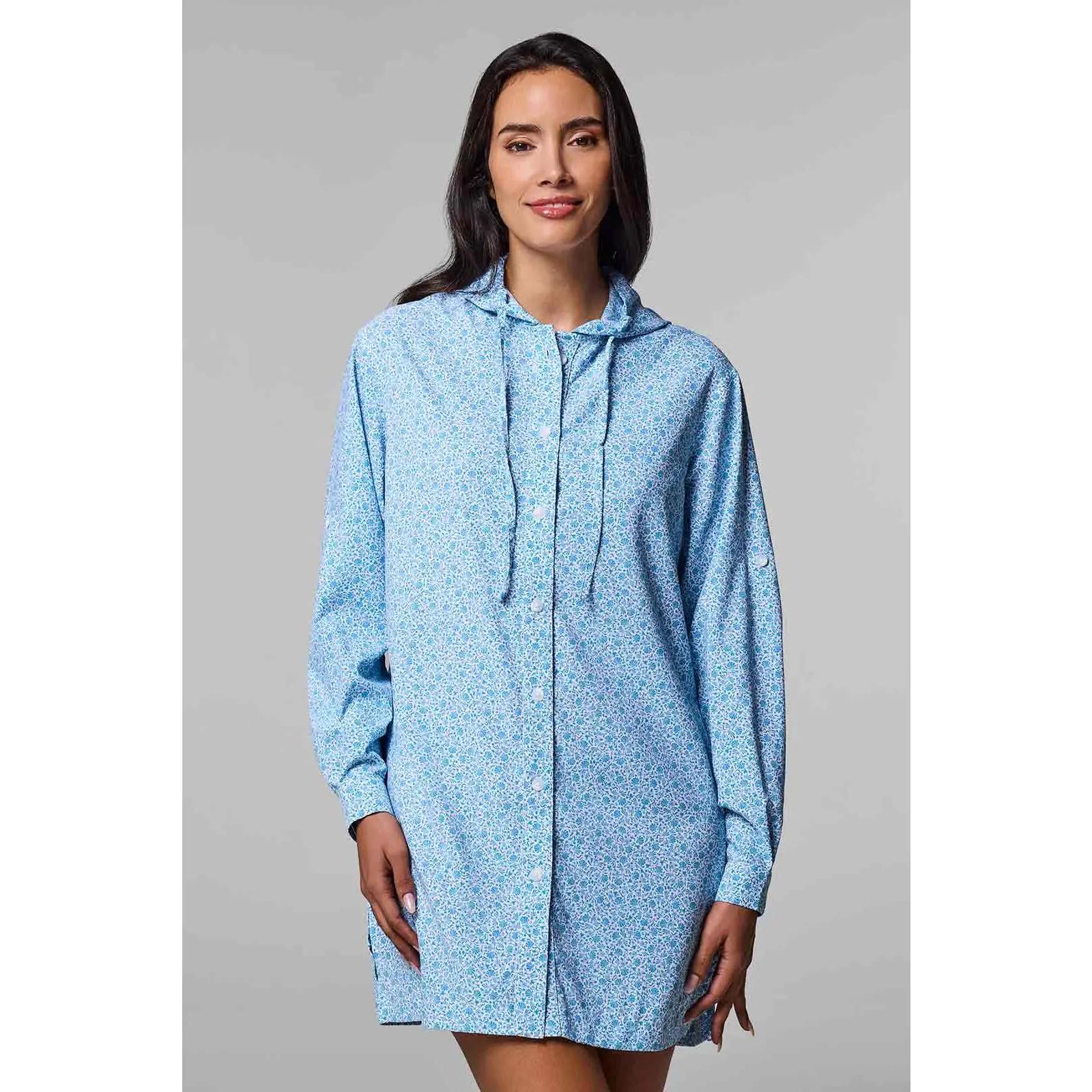 Iztapa Coastal | Sun Shirt | Malibu Blue Shell We