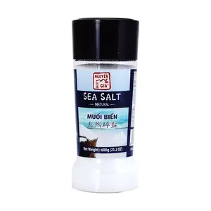 NGUYEN GIA Natural Sea Salt 600g - Premium Vietnamese Salt for Cooking & Seasoning
