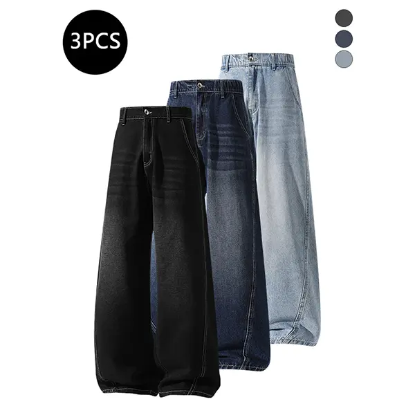 Black & Gray + Dark Blue + Light Blue