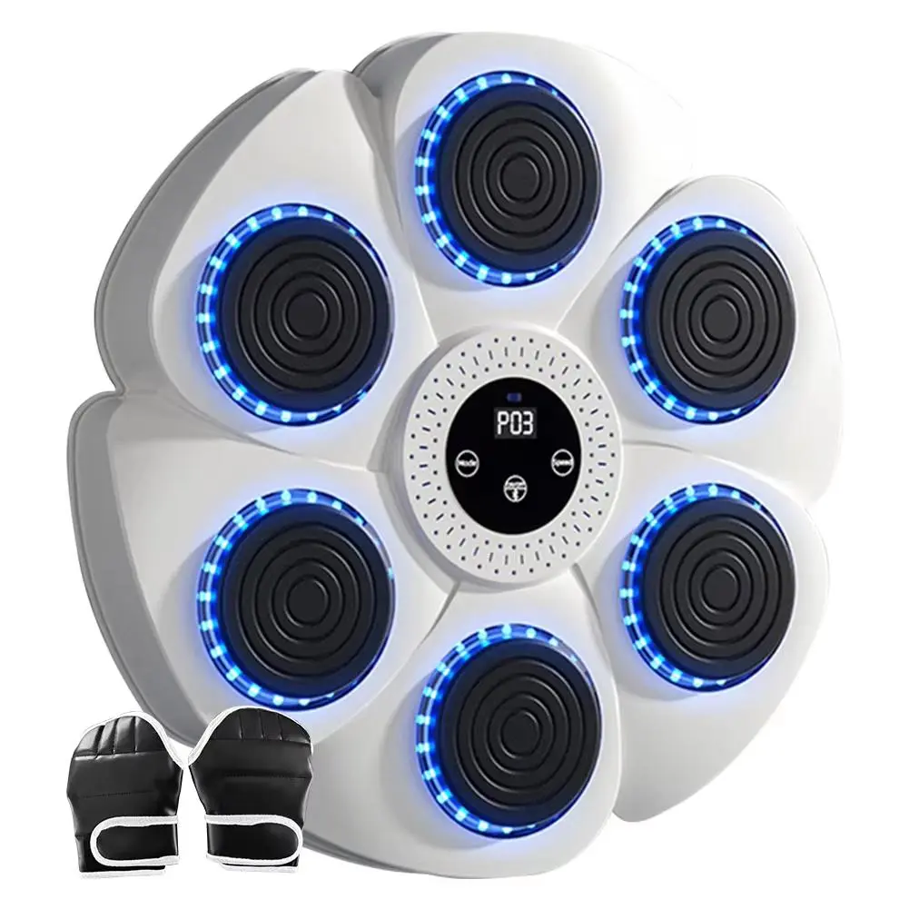 Smart Music Boxing Reaction Wall - Punching Target Training Equipment for Enhanced Boxing Skills and Workout Performance Shunmaii