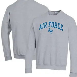 Classic Crewneck Sweatshirt with Arched Front Print