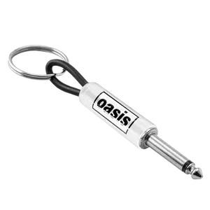 Oasis Logo Guitar Plug Keychain