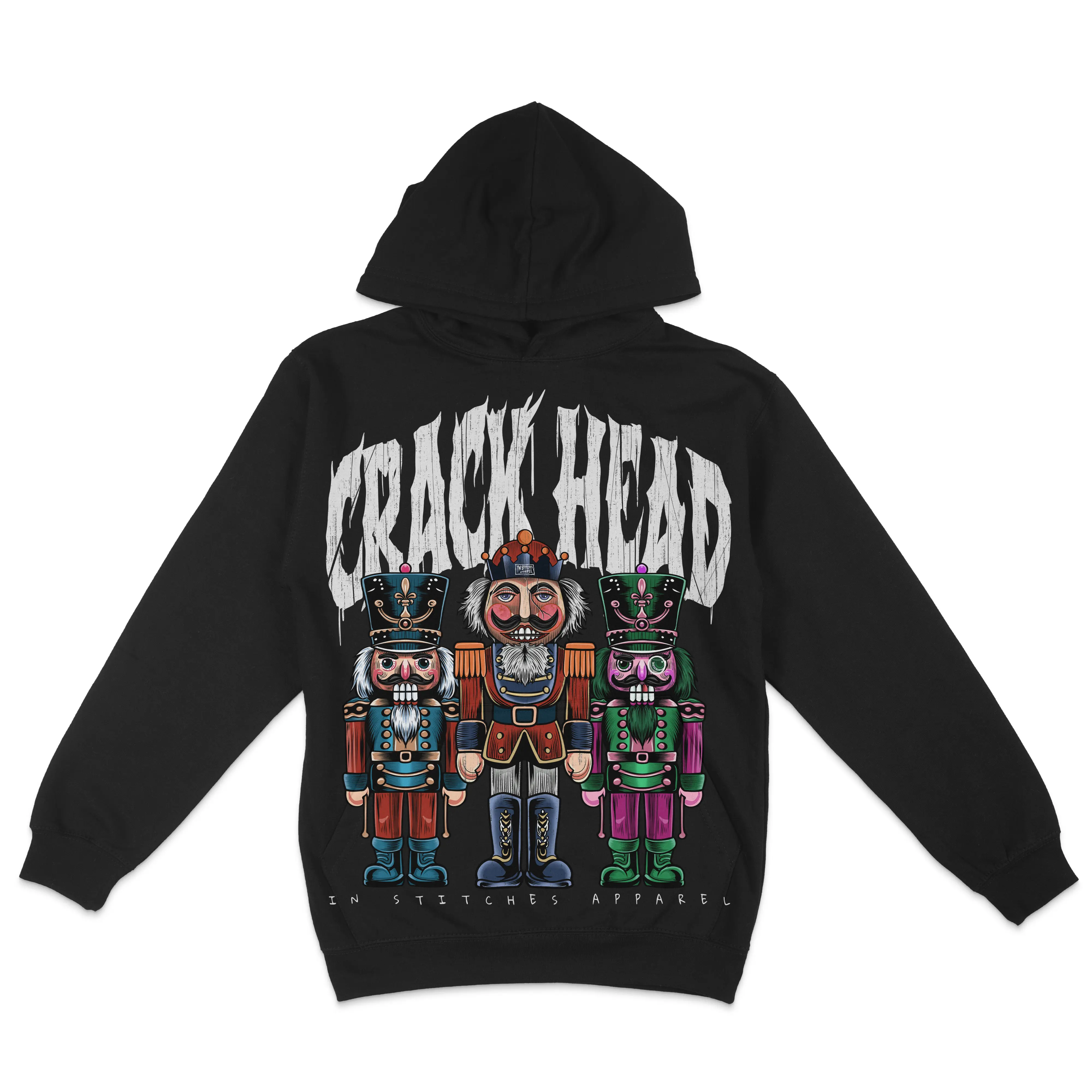 Premium Fleece Hoodie - Nutcracker Soft Hoodie, Hoodie Pull Over, Vintage Design, Christmas, The Nut Cracker