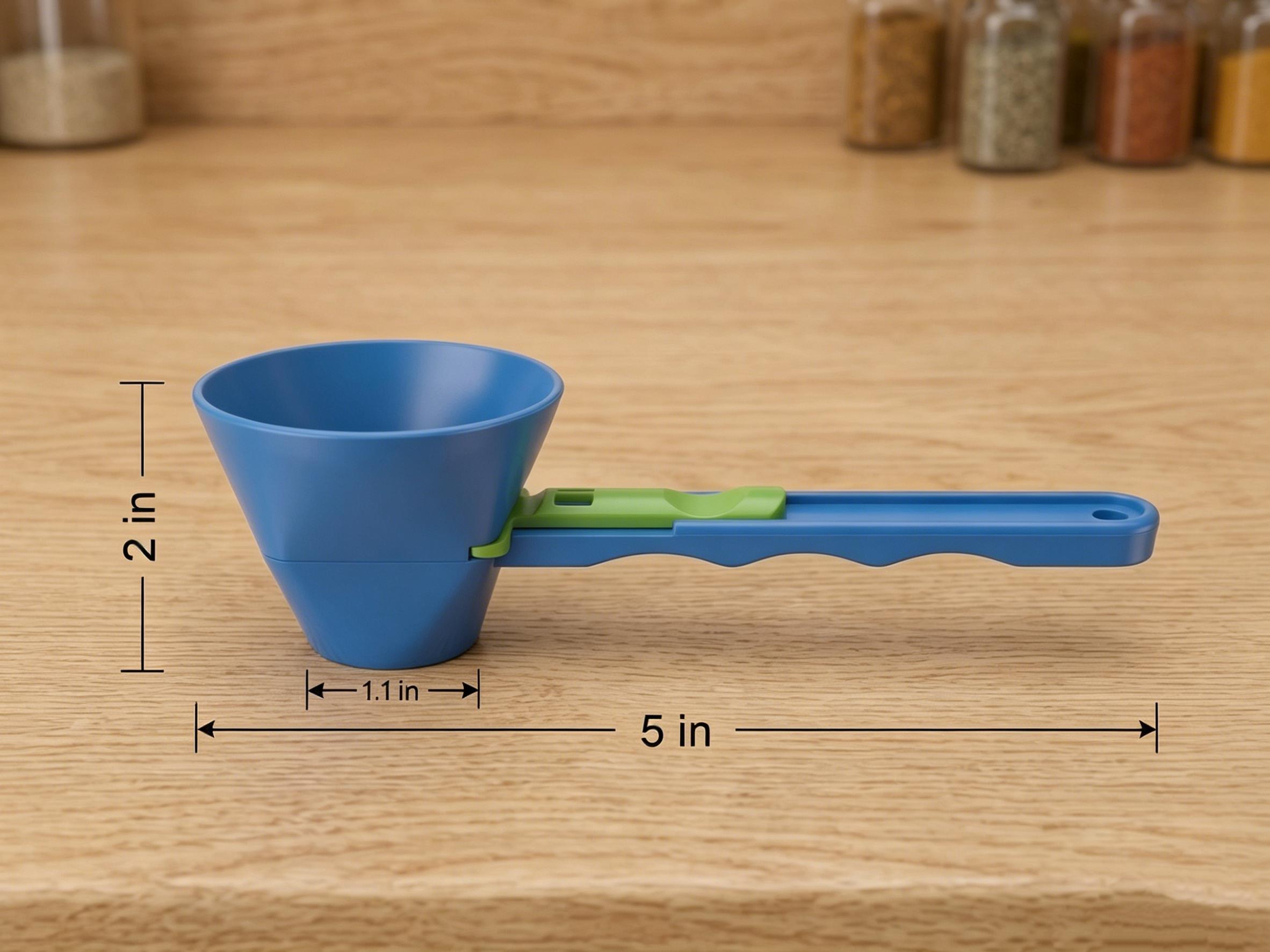 [Buy 1 Get 2 Free]  Multi Purpose Spoon&Funnel&Scoop High Quality Funnel for Pre Workout Creatine Powder Formula Coffee Scoop & Funnel Fits bottle necks up to 1.1 inches