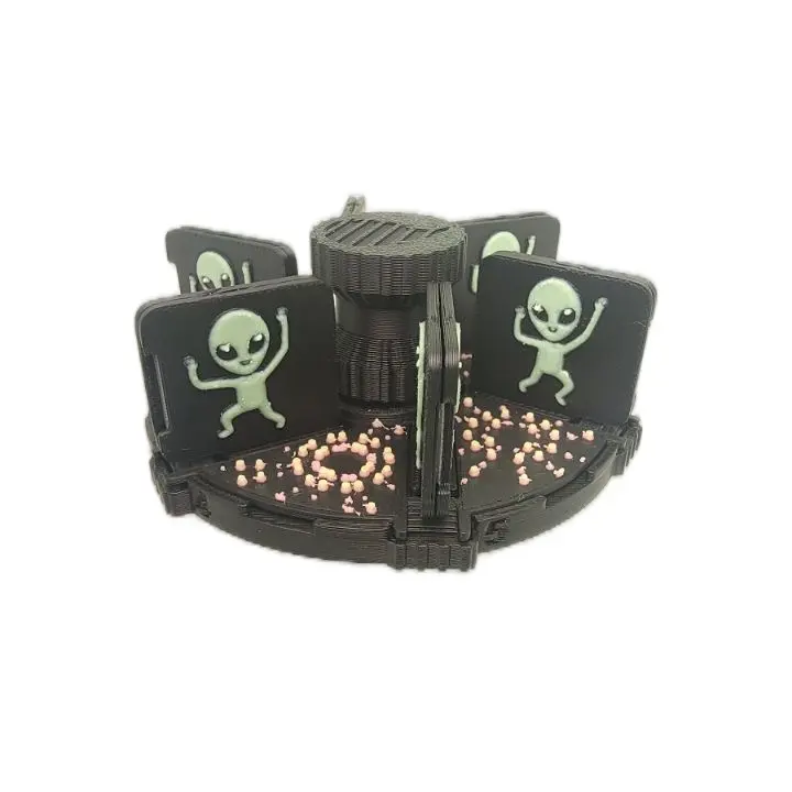 Flipbook Spinner Glow Dancing Alien Dual Animation Spinner — Please Read Product Details Before Ordering