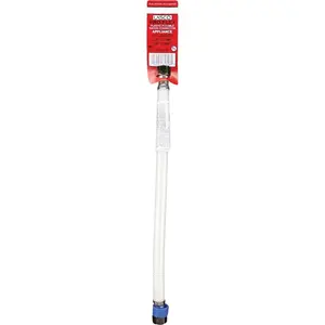 Lasco 3/8 In. C x 3/8 In. C X 12 In. L Braided Poly Vinyl Faucet Connector for Reliable Plumbing Connections