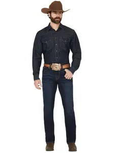 Ariat Men's M8 Dark Wash Slim Straight Stretch Denim Jeans - 10061397