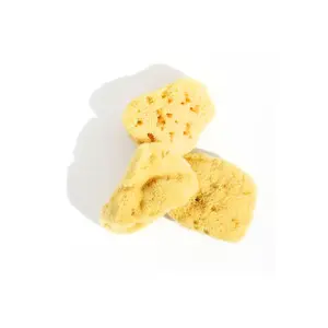 Mikrό - Nisiá 100% Natural Silk Sea Sponges 3 Pack - Natural Beauty Blender Makeup Cosmetic