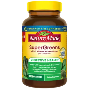 SuperGreens with 2 Billion CFU◆ Probiotics Capsules