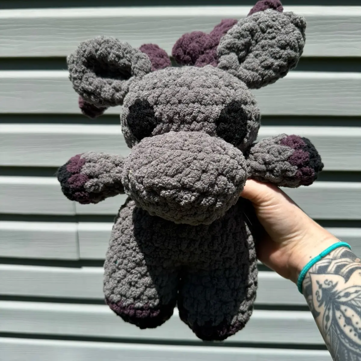 Crochet goth moose