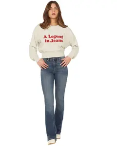 Shyanne Women's Celeste High Rise Bootcut Stretch Denim Jeans - Swfa24j83-Mdw