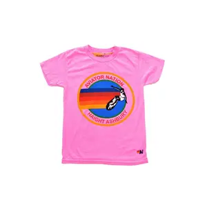 KID'S AVIATOR NATION HAIGHT ASHBURY TEE - NEON PINK