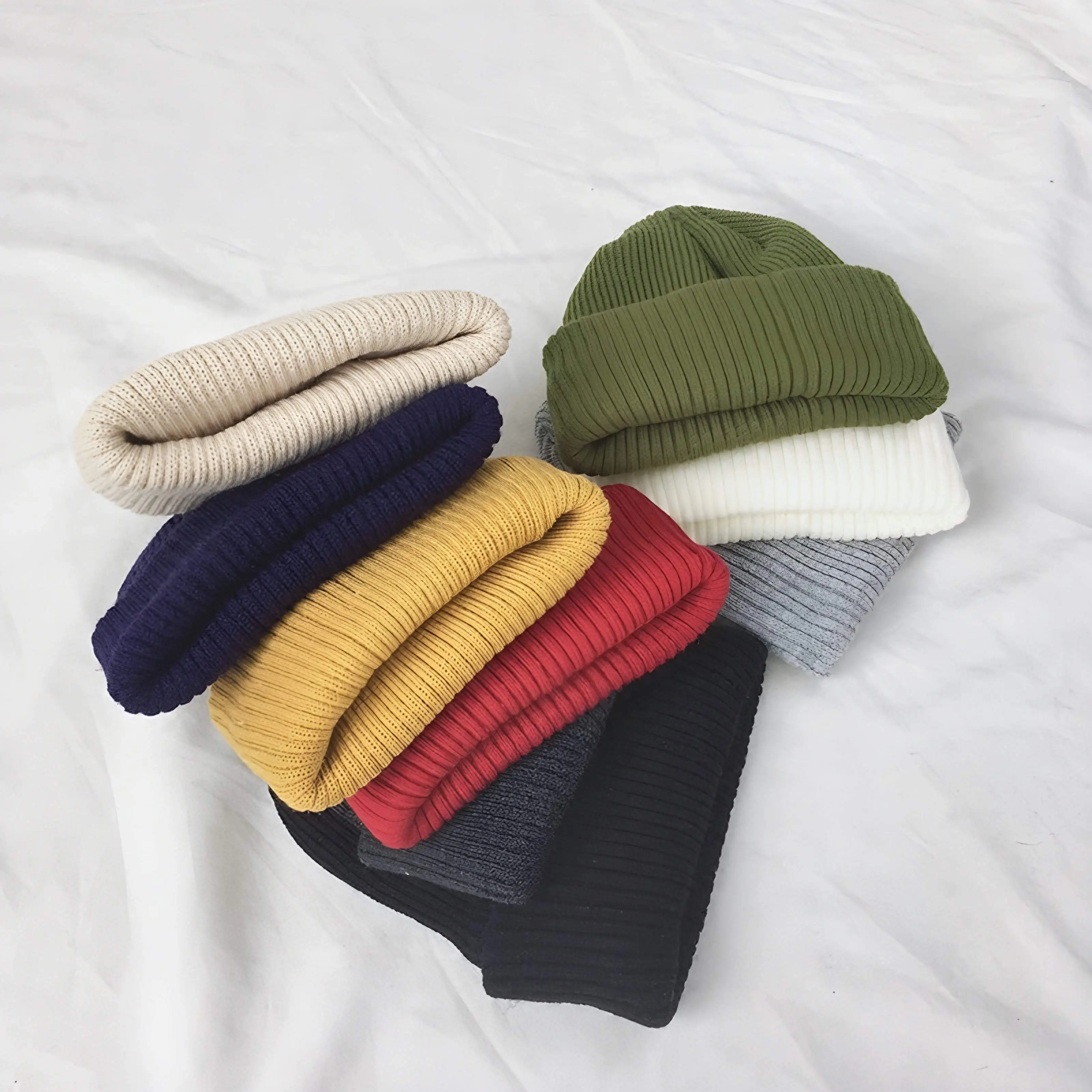 Knitted Wool Beanies Knitted Wool Beanies