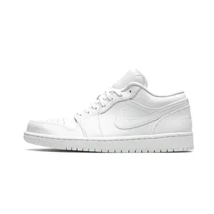 Air Jordan 1 Low "Triple White" 553558 130