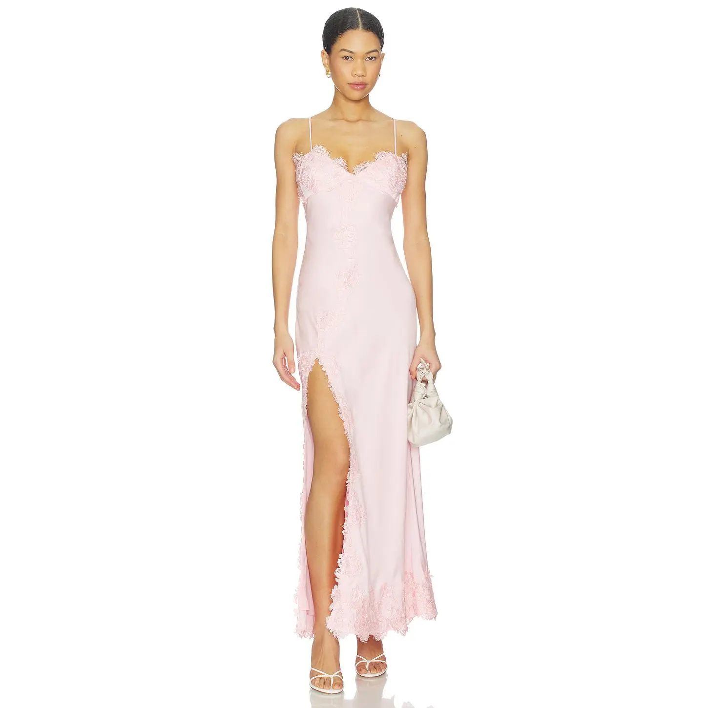 Bardot Alerie Lace Satin Maxi Dress in Petal Pink - TikTok Shop Bardot Alerie Lace Satin Maxi Dress in Petal Pink - TikTok Shop