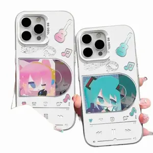 Hatsune Miku Mobile Phone Case Anime Peripheral Cute Cartoon Anti-fall, Compatible with iPhone 11, 12, 13, 14, 15, 16, 17 – check our available sizes