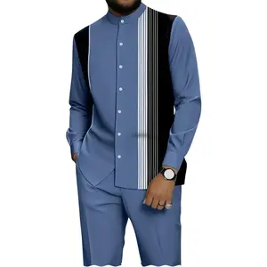 2 Pcs Bowling Shirts And Pants For Men Loungewear Suits Button Down Cruise Hawaiian Beach Shirt Sets