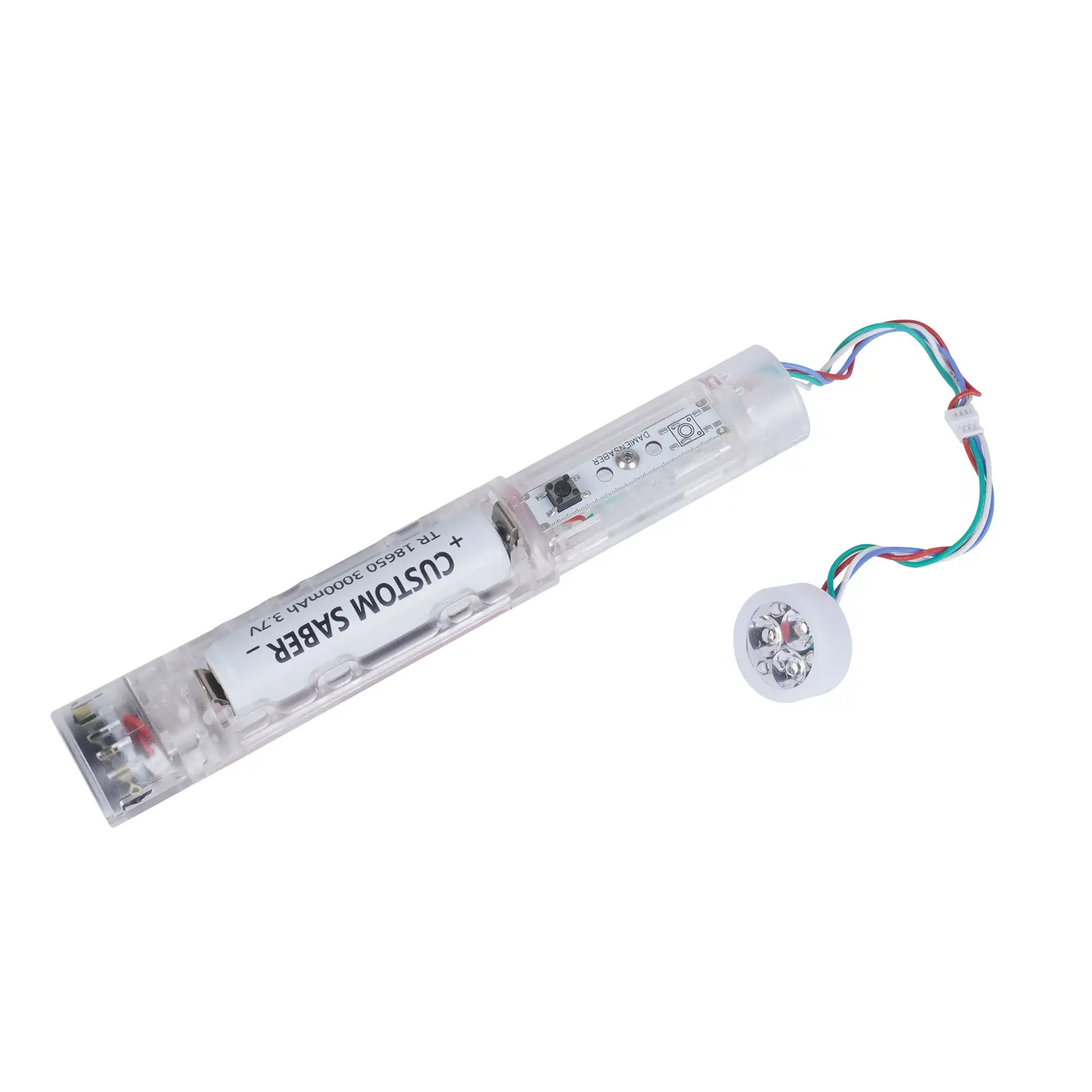 DIY Light Saber Electronics Kit - Upgrade RGB3.0, 16 Sound Fonts, Baselit Luke Saber Inner Core, Soundboard, Infinite Color, Smooth Swing, Motion Sensor, 3 Light Effects, Adjustable Blade Brightness, Battery Shed, Card Slot Design (Toy Sword & Sabre)