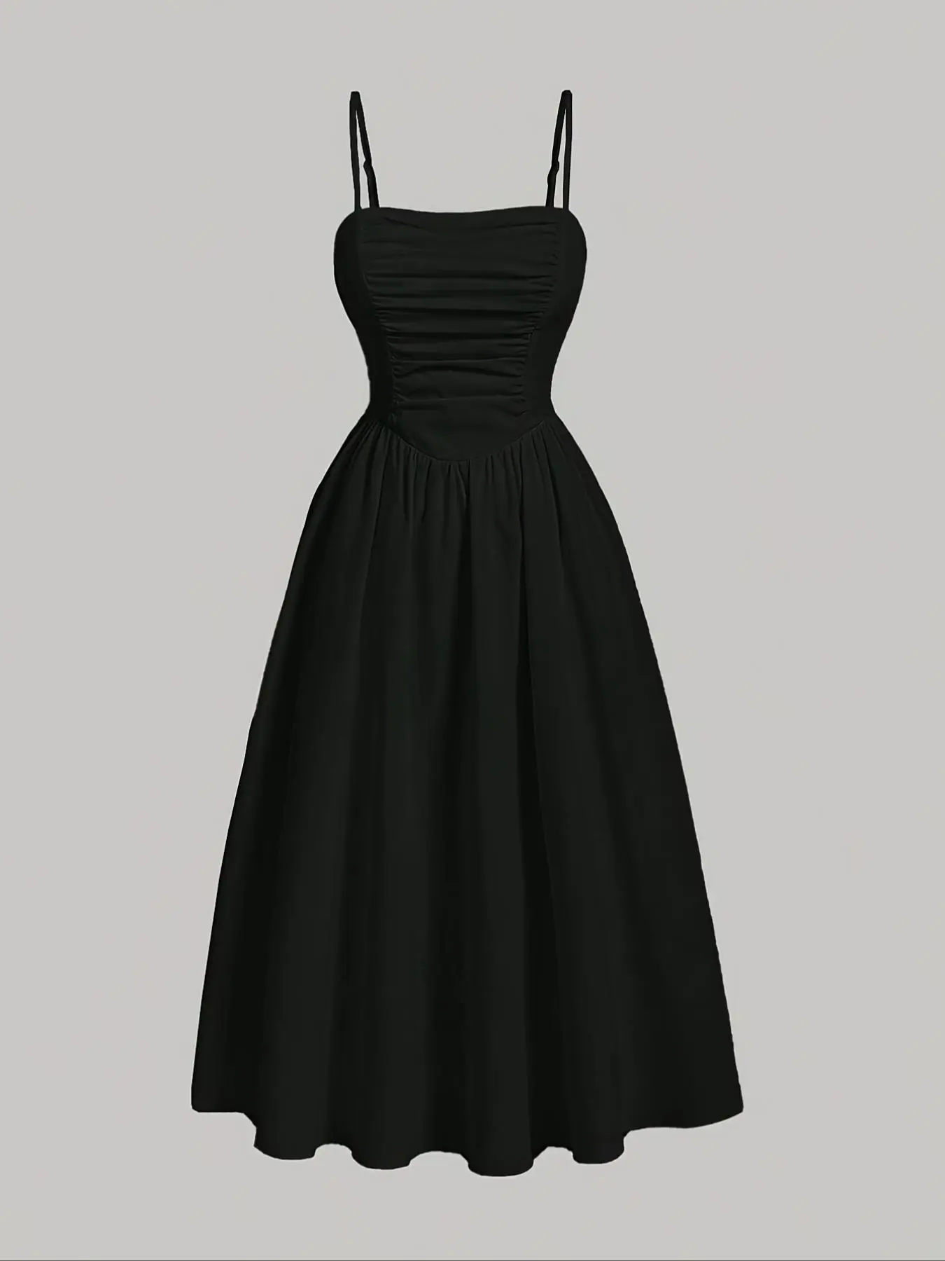 Women's Solid Color Basic Woven Cami Dress, Elegant Sleeveless Spaghetti Strap Fitted Dress for Party Dating Wear, Ladies Summer Clothes, Womenswear - TikTok Shop Women's Solid Color Basic Woven Cami Dress, Elegant Sleeveless Spaghetti Strap Fitted Dress for Party Dating Wear, Ladies Summer Clothes, Womenswear - TikTok Shop