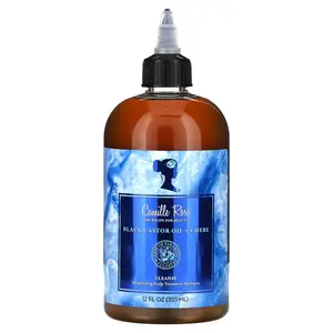 Camille Rose Invigorating Scalp Treatment Shampoo, Black Castor Oil + Chebe, 12 fl oz (355 ml)
