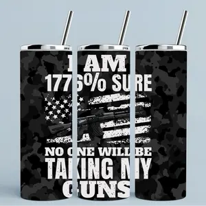 1776 | 20oz Skinny sublimation tumbler transfer print out (TRANSFER ONLY, NOT A FINISHED TUMBLER) Drinkware