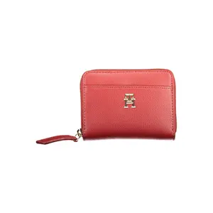 Tommy Hilfiger Red Polyester Wallet