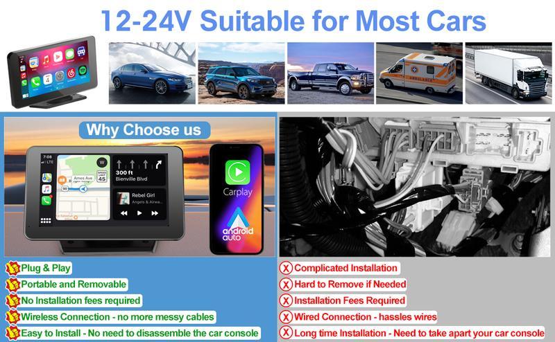 2026 7" Wireless CarPlay + 3-in-1 Jump Starter Air Pump Bundle Must-Have Car Kit! 2026 7" Wireless CarPlay + 3-in-1 Jump Starter Air Pump Bundle Must-Have Car Kit!