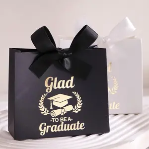 20 Graduation Mini Gift Boxes, Phd Hat Book Scroll Design, Candy Box Set for Chocolate/gummy Worms/small Decorations, DIY Sticker Style, Class Graduation Souvenirs