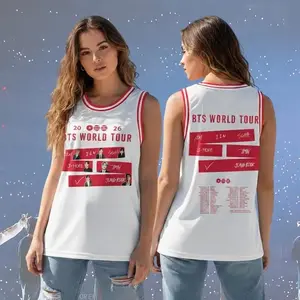 Bangtan Basketball Jersey, Kpop Fan Baseball Jersey Shirt, World Tour 2026 Concert Outfit, Army Fan Gift