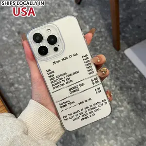 Bible Verse Pattern Phone Case, Full Coverage Protective Phone Case, Phone Accessories Compatible with iPhone 11 12 13 14 15 Pro Max