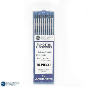 2% Lanthanated Tungsten Electrode (Blue, WL20) - 10 Pack 2% Lanthanated Tungsten Electrode (Blue, WL20) - 10 Pack