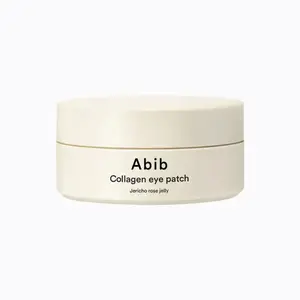 Collagen Eye Patches with Jericho Rose Jelly (60 Pcs) – Under Eye Masks for Wrinkle Care, Firming, Hydration, Elasticity, Puffiness Relief and Nourishing Skincare