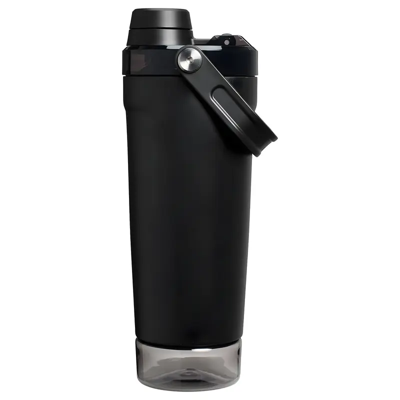 20 Oz Activate Shaker Bottle - Leakproof Insulated Stainless Steel Shaker Cup with Base Storage, Fast Flow Lid & Removable Strainer for Protein Shakes, Pre-Workout & Hydration (BPA-Free)