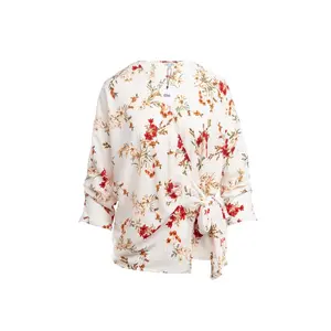 Floral print kimono blouse