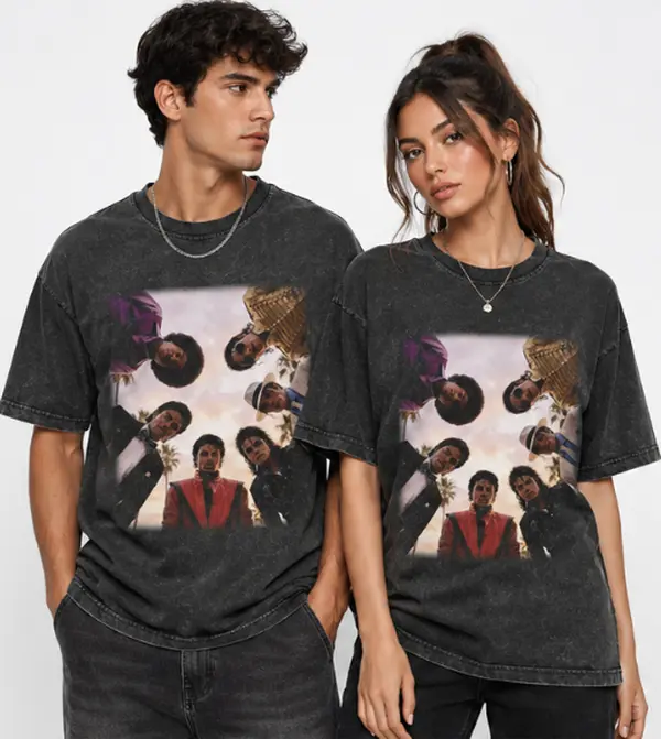 Vintage 90s Michael Jackson King of Pop Shirt, Michael Jackson T-shirt, Unisex Short Sleeve, Retro 90s, Gift For Her, Gift For Him